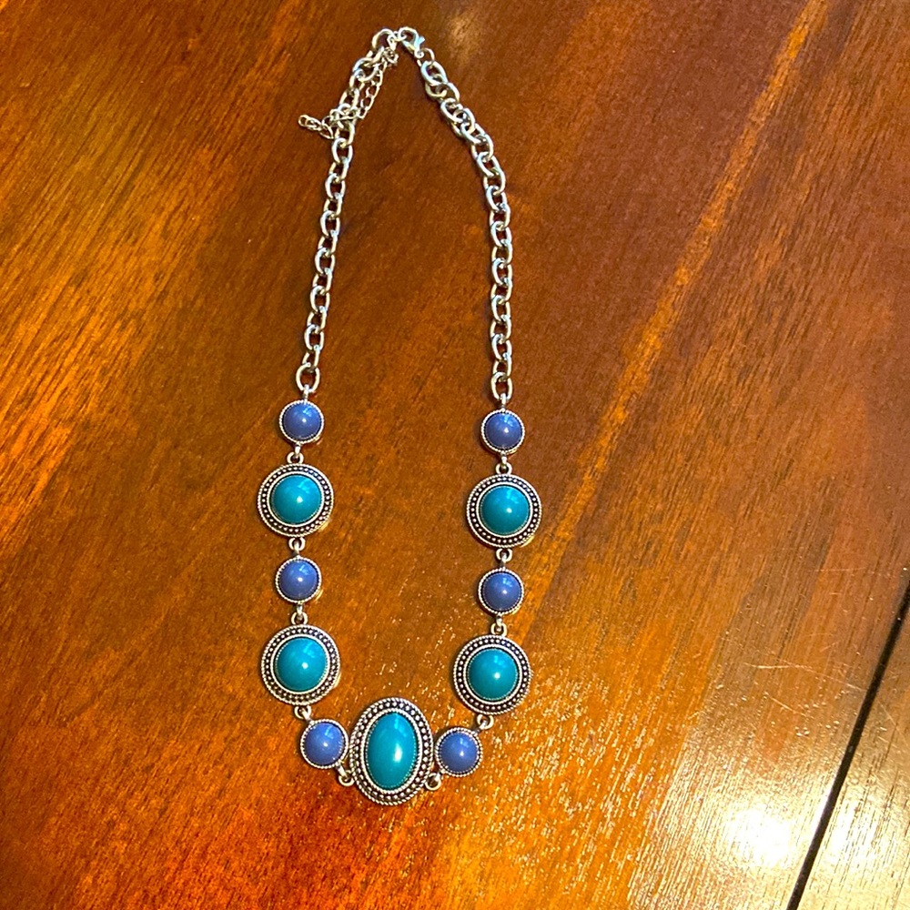 Paparazzi teal necklace
